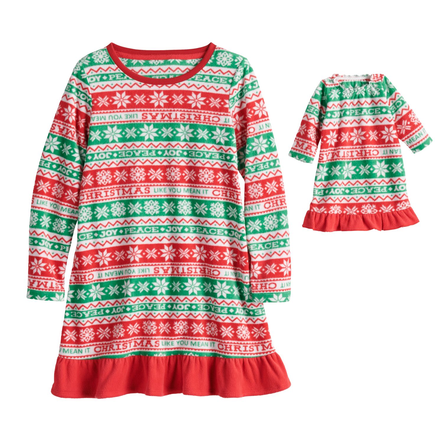 ladies christmas nightgown