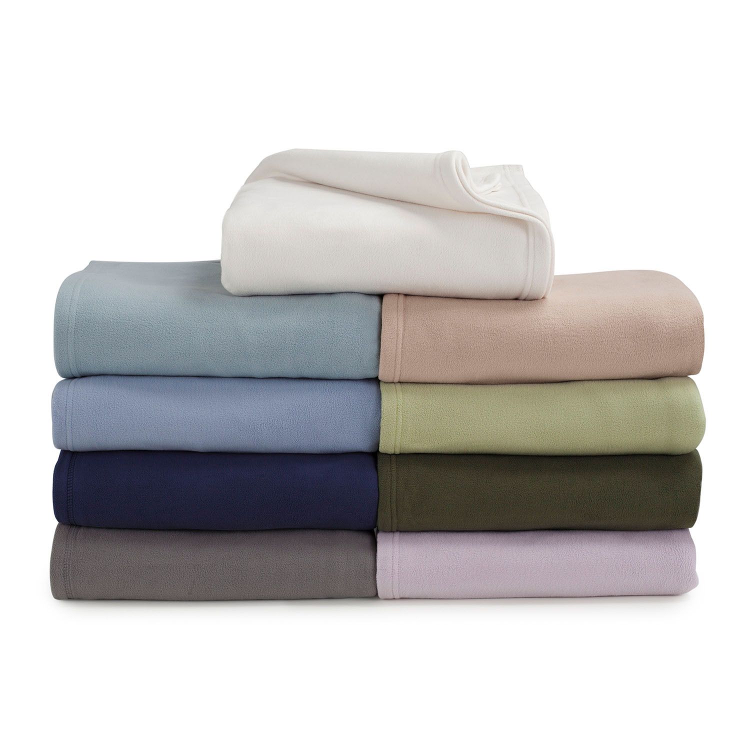 Martex Super Soft Fleece Queen-Decke – 228,6 X 228,6 Cm, Beige, Maschinenwaschbar