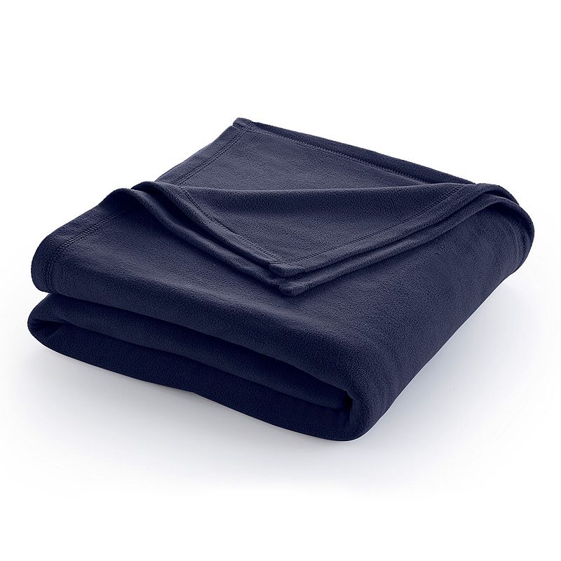 Martex Super Soft Fleece Blanket, Blue, Twin