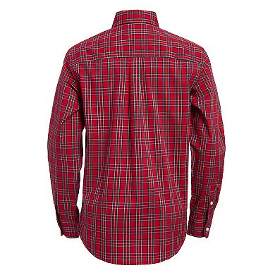 Boys 4-20 Chaps Plaid Button-Up Shirt