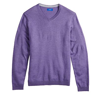 Men's Apt. 9 Seriously Soft Merino V-Neck Sweater