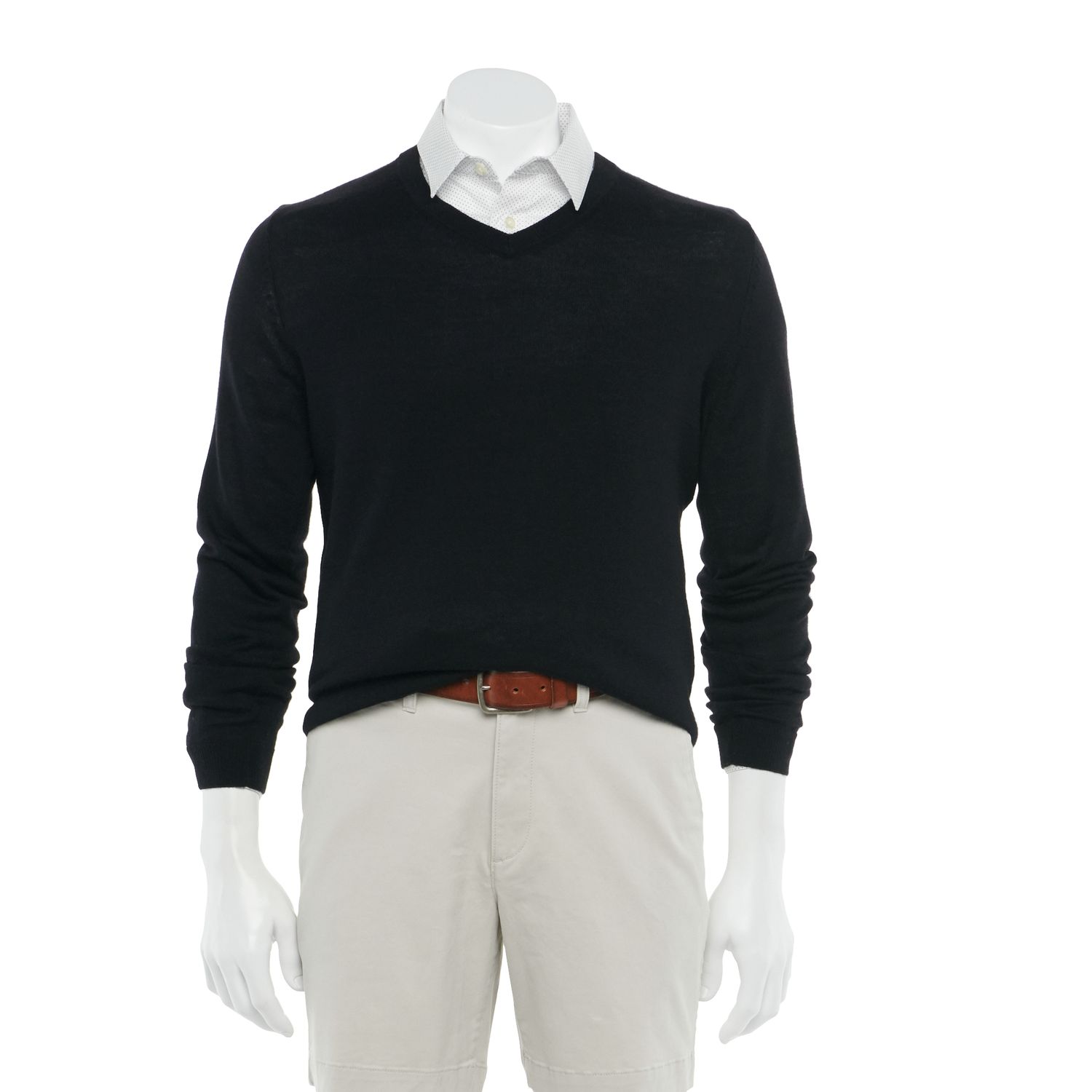 kohls mens v neck sweaters