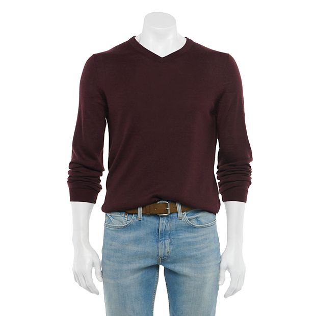 Men's Apt. 9® Seriously Soft Merino V-Neck Sweater Men's Apt. 9® Seriously Soft Merino V-Neck Sweater