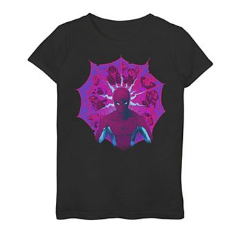 Girls 7-16 Marvel Spider-Man Tangled Villain Web Graphic Tee