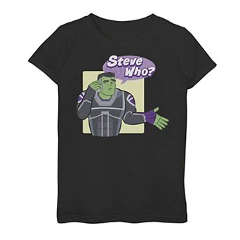 Girls 7-16 Marvel Avengers: Endgame The Hulk "Steve Who?" Tee