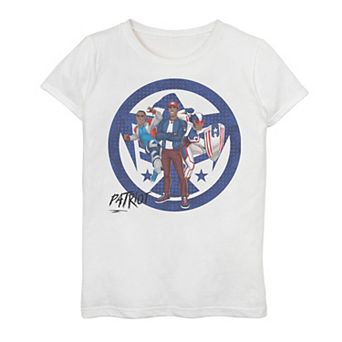 Girls 7-16 Marvel Rising Secret Warriors Patriot Graphic Tee