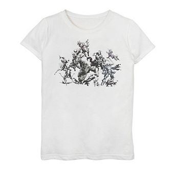 Girls 7-16 Marvel Avengers Watercolor Art Tee
