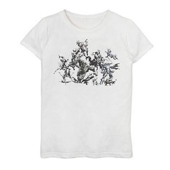 Girls 7-16 Marvel Avengers Watercolor Art Tee