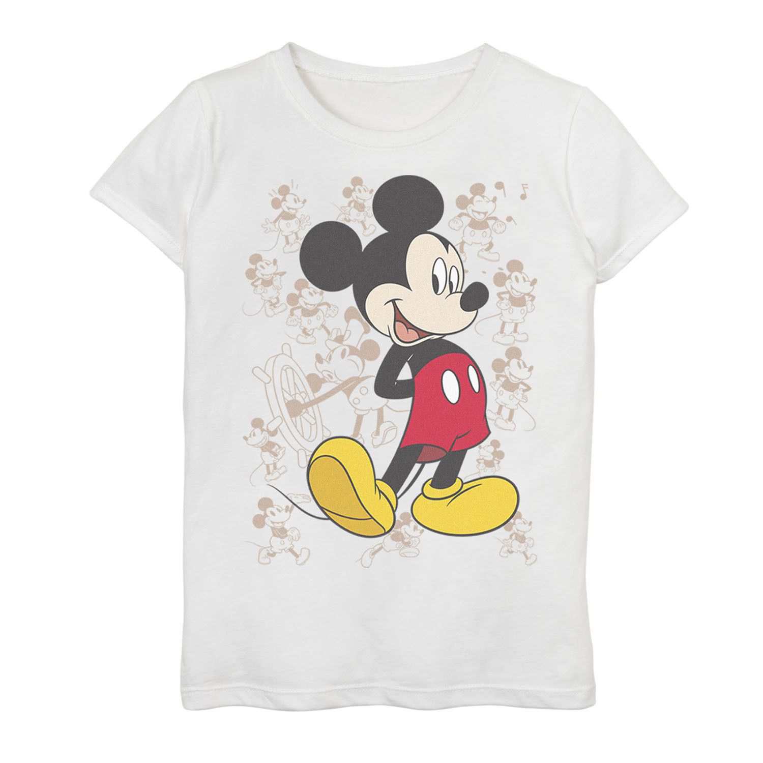 Image for Disney 's Mickey Mouse Girls 7-16 Many Mickeys Background Graphic Tee at Kohl's.