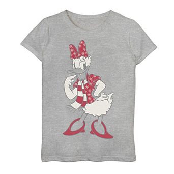 Disney's Daisy Duck Girls 7-16 Christmas Outline Tee