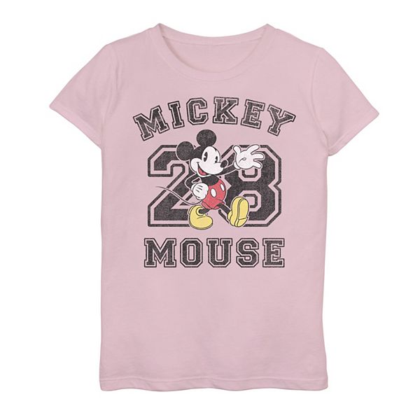 Disney's Mickey Mouse Girls 7-16 Varsity Tee