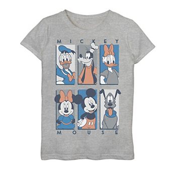Disney's Mickey Mouse & Friends Girls 7-16 Character Panel Blue Tee