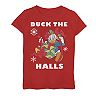 Girls 7-16 Disney's Donald Duck The Halls Christmas Tee