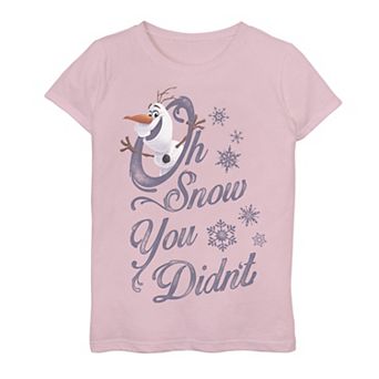 Disney's Frozen Girls 7-16 Olaf Oh Snow You Didn't Graphic Tee