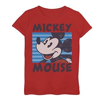 Disney's Mickey Mouse Girls 7-16 Comic Portrait Graphic Tee