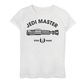 Girls 7-16 Star Wars Jedi Master Lightsaber Logo Graphic Tee