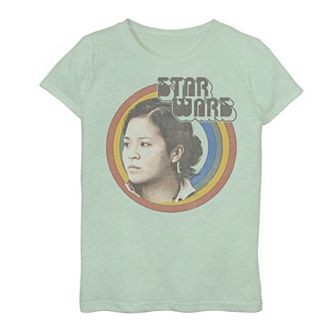 Girls 7-16 Star Wars The Rise Of Skywalker Rose Retro Logo Tee