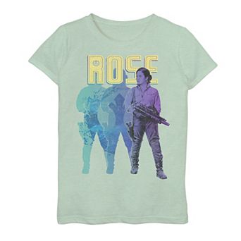 Girls 7-16 Star Wars The Rise Of Skywalker Rose Gradient Portrait Tee