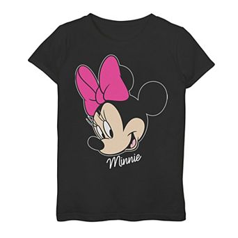 Disney's Minnie Mouse Girls 7-16 Face Portrait Smile Graphic Tee