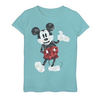 Disney's Mickey Mouse Girls 7-16 Poly Mickey Portrait Tee