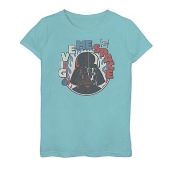 Girls 7-16 Star Wars Vader Face Give Me Space Graphic Tee