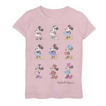 Disney's Minnie Mouse Girls 7-16 Through The Years Tee