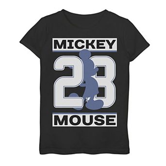 Disney's Mickey Mouse Girls 7-16 #28 Mickey Silhouette Graphic Tee