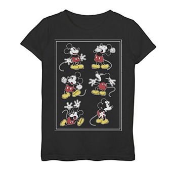 Disney's Mickey Mouse Girls 7-16 Many Emotions Border Tee