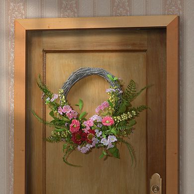 National Tree Company 20-in. Artificial Spring Flowers Wreath