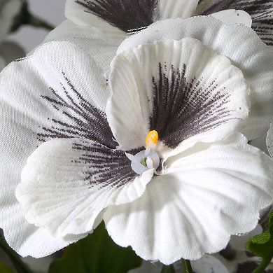 National Tree Company 14-in. Artificial Pansy Flowers in Planter