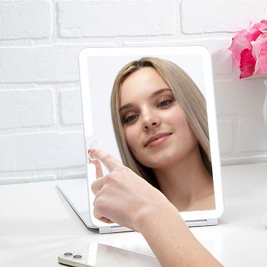 GloTech LED Slim Travel Makeup Mirror