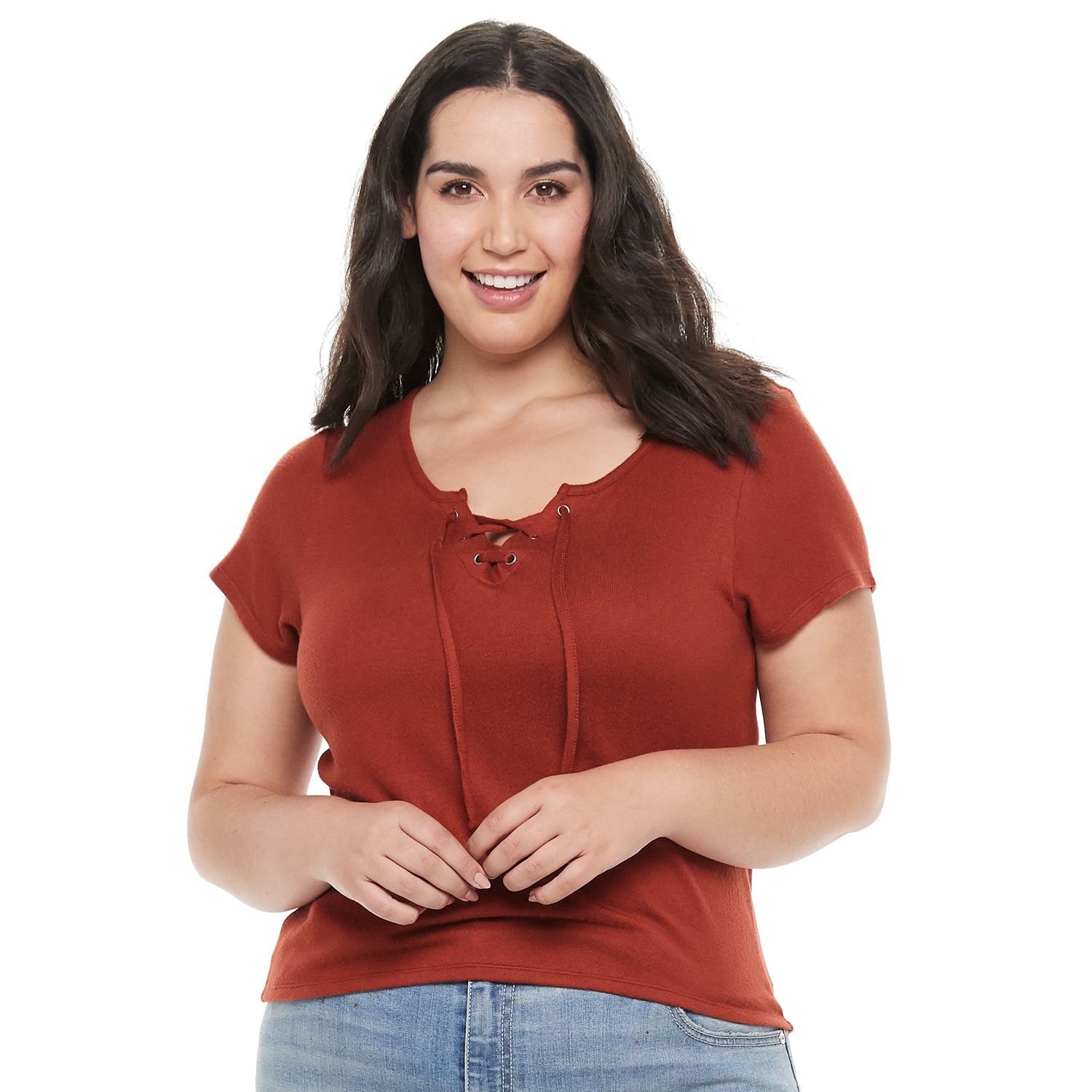 kohls junior plus tops