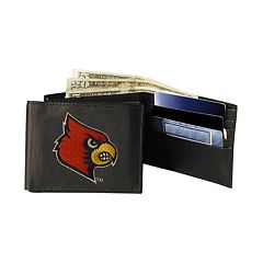 4 Black College Louisville Cardinals Front Pocket Wallet