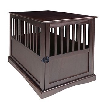 Casual Home Wood Pet Crate End Table