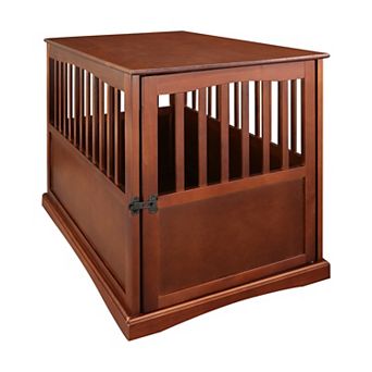 Casual Home Wood Pet Crate End Table