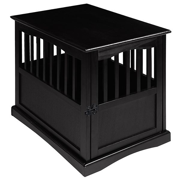Casual Home Wood Pet Crate End Table