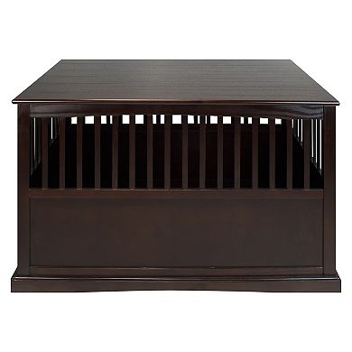 Casual Home Wooden XL Pet Crate End Table 