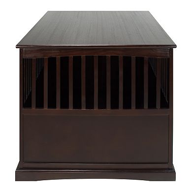 Casual Home Wooden XL Pet Crate End Table