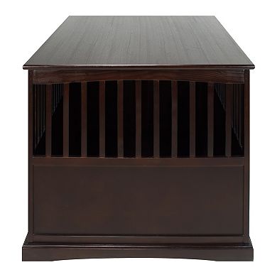 Casual Home Wooden XL Pet Crate End Table 