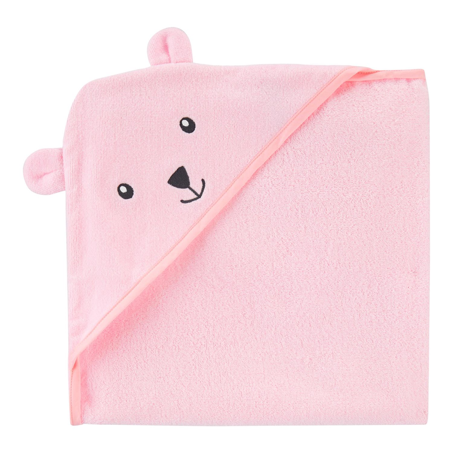 baby girl hooded towel