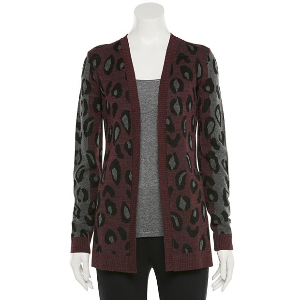 Kohls 2025 leopard cardigan