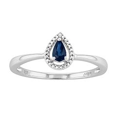 Kohls blue sapphire ring store