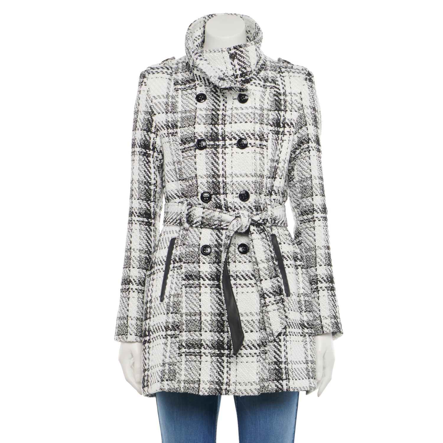 plaid coat juniors