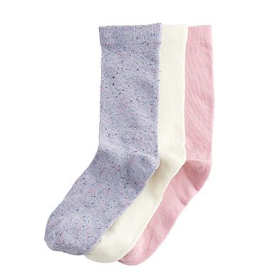 Women's Sonoma Goods For Life® Cotton Rich Crew Socks 3-Pack