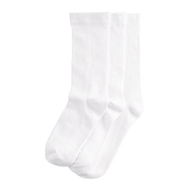 Women's Sonoma Goods For Life® Cotton Rich Crew Socks 3-Pack