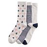 Women's Sonoma Goods For Life® Cotton Rich Crew Socks 3-Pack