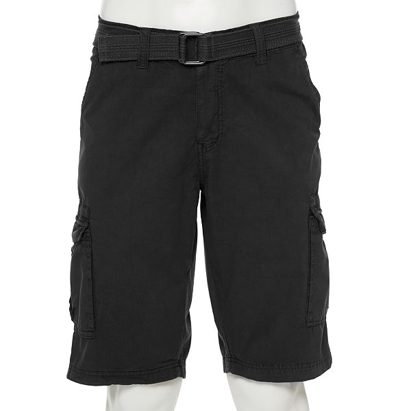 Men's RawX Regular-Fit Belted Cargo Shorts