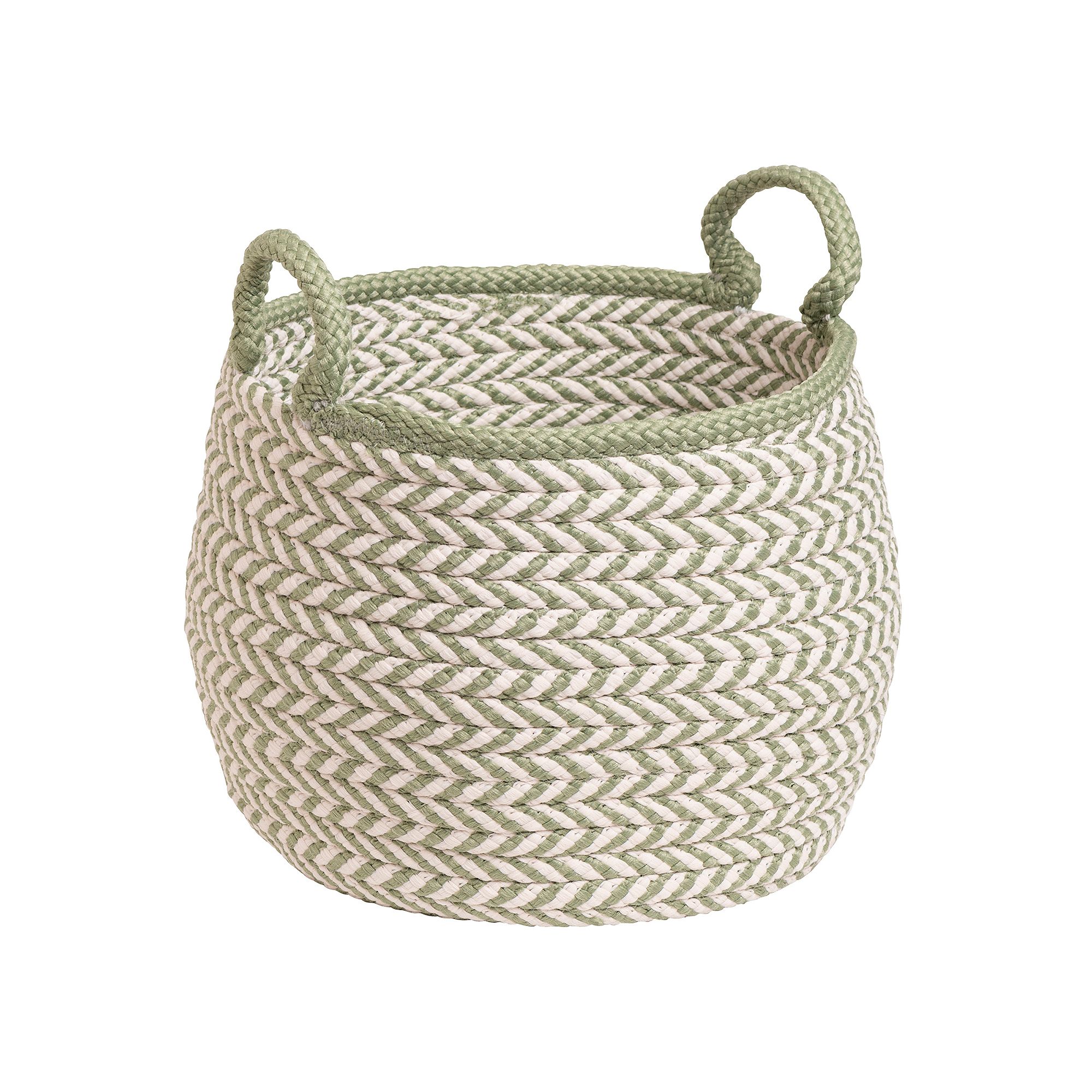 Colonial Mills Prevé Basket, White Green