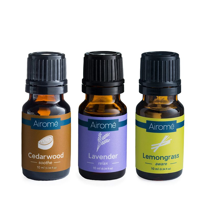 Rest & Relax Cedarwood, Lavender & Lemongrass Essential Oil 3-piece Set, Lt