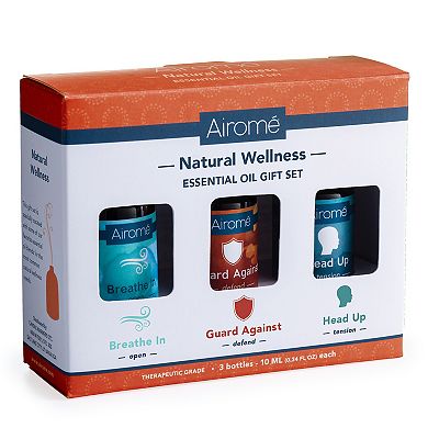 Natural Wellness Breathe In, Guard Against & Head Up Essential Oil 3-piece Set